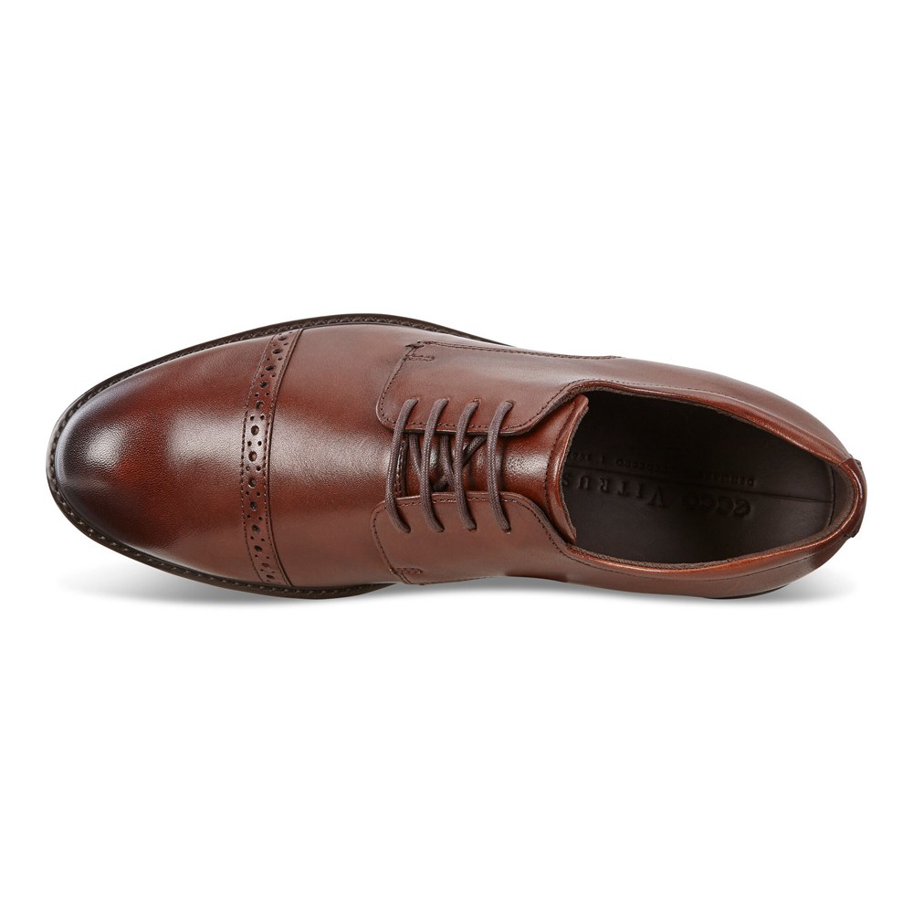 Zapatos De Vestir Hombre - ECCO Vitrus Iii - Marrom - JUE513284